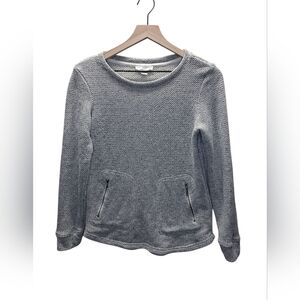 NWOT SMALL Kerna Textured Long Sleeve Sweater 87%COTTON